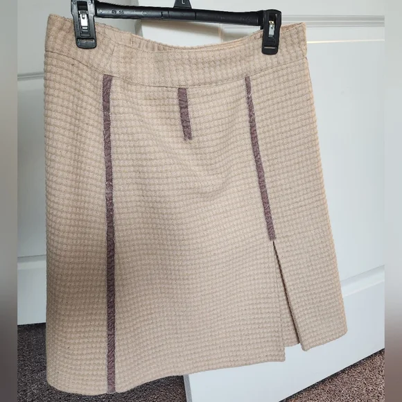 Marc Jacobs Pink Shimmer Wool Skirt 10 - Picture 5 of 5